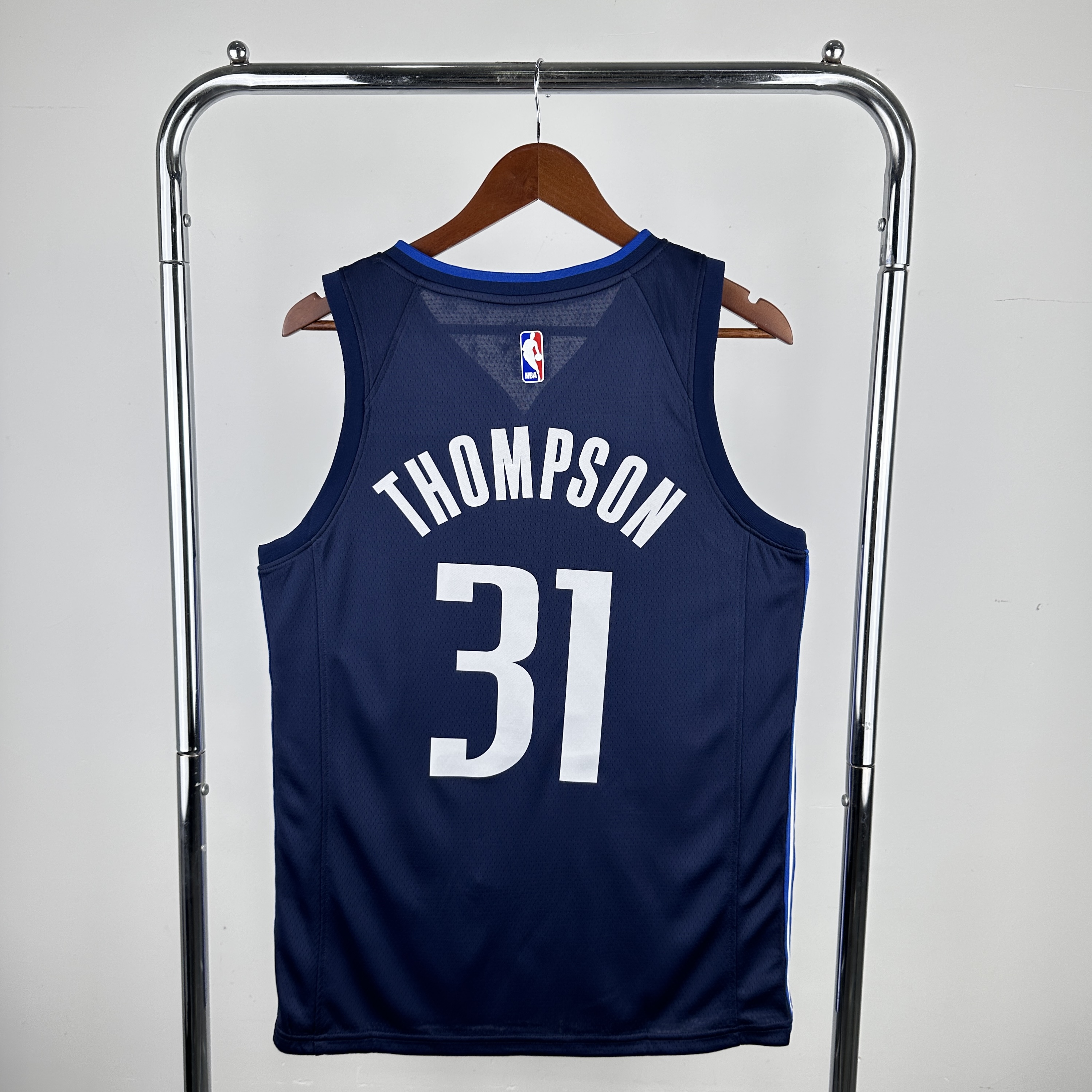 Men Dallas Mavericks #31 Thompson Blue Seasons 2024 NBA Jersey